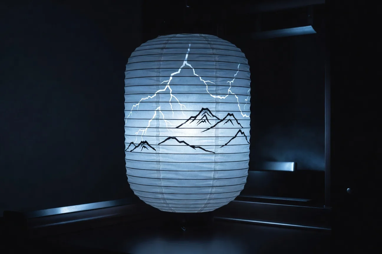 雷の提灯
